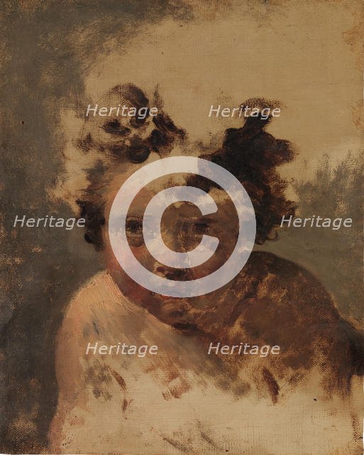 Head of a Child. Creator: Style of Jacques Louis David (French, first quarter 19th century).