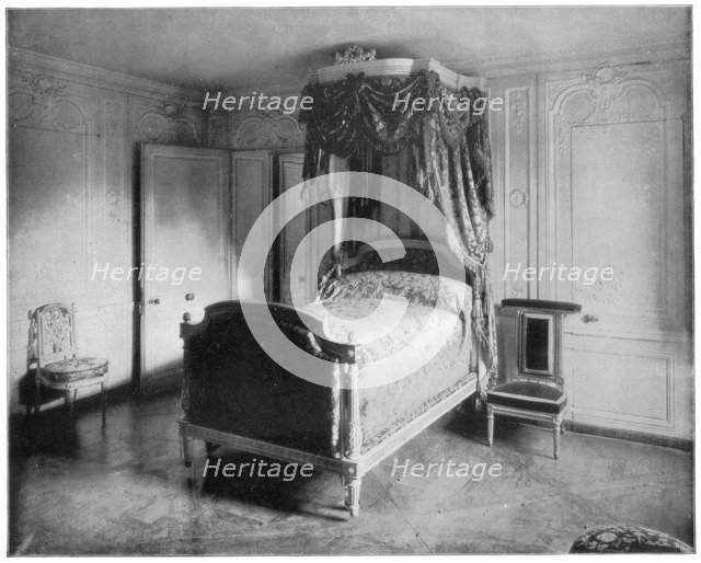 Boudoir of Marie Antoinette, Trianon, Versailles, (late 19th century).Artist: John L Stoddard