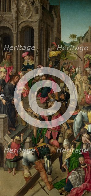 Christ presented to the People (Triptych: Scenes from the Passion of Christ, left panel), c. 1510. Artist: Master of Delft (active Early 16th cen.)