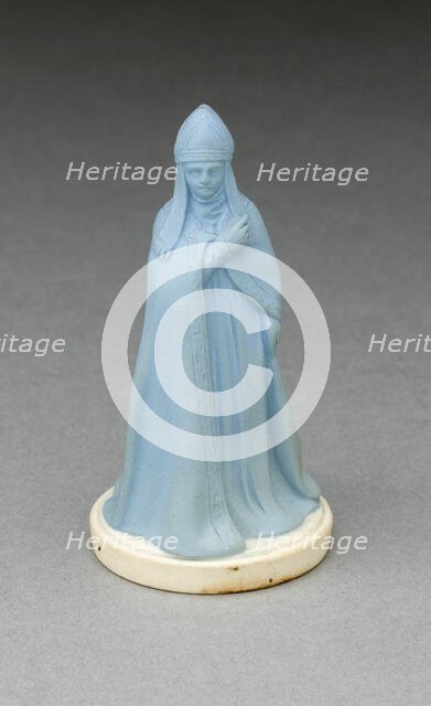 Chess Piece: Bishop, Burslem, 19th century. Creator: Wedgwood.