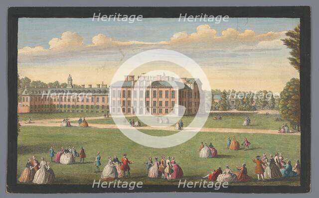 View of Kensington Palace in London, 1751. Creator: Fabr. Parr.