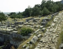 Ruins, Priene, Agora, Ionia, Anatolia, Turkey, 1999. Creator: Unknown.