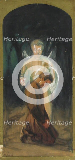 Altarpiece sketch, c1910s. Creator: Verner Thome.