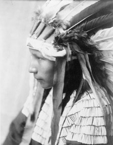 The Daughter of Bad Horse (profile), c1905. Creator: Edward Sheriff Curtis.