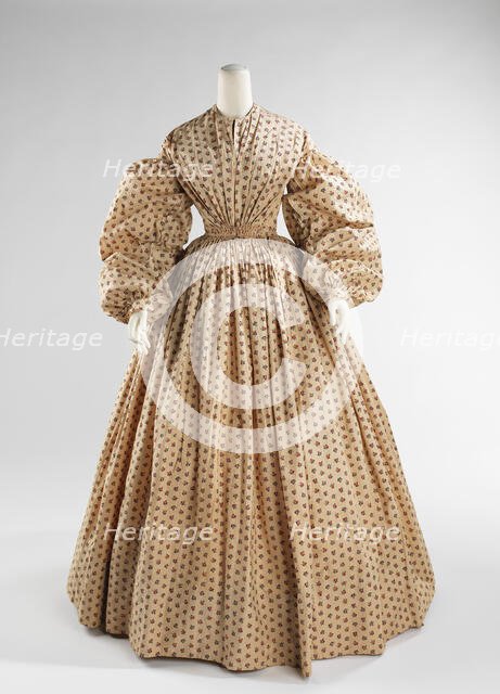 Morning dress, American, ca. 1852. Creator: Unknown.