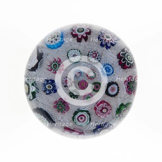 Paperweight, Clichy, 19th century. Creator: Clichy Glassworks.