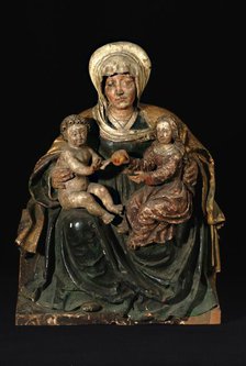 St Anne with the Virgin and Child, 1500-1550. Creator: Unknown.