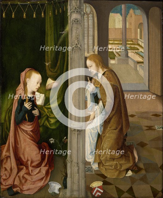 The Annunciation, ca. 1470-1480. Artist: Master of the Virgo inter Virgines (active End of 15th cen.)