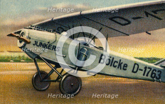 Junkers T 26E plane, 1920s, (1932).  Creator: Unknown.