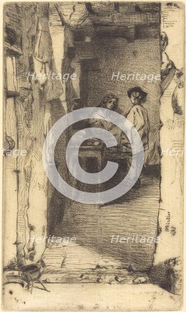 Rag Pickers, Quartier Mouffetard, Paris, 1858. Creator: James Abbott McNeill Whistler.