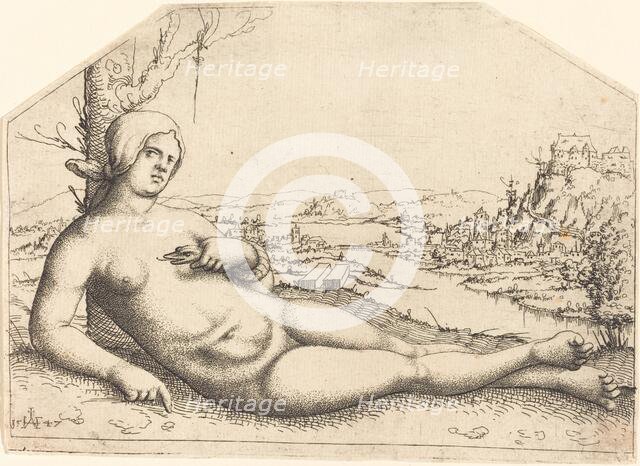 Death of Cleopatra, 1547. Creator: Augustin Hirschvogel.