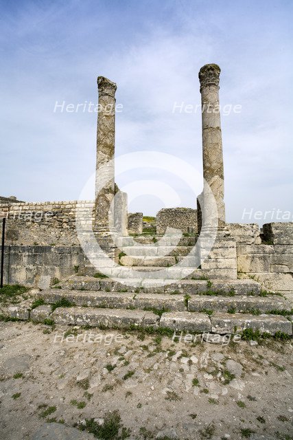 The Temple of Concordia, Dougga (Thugga), Tunisia. Artist: Samuel Magal
