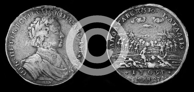 Medal for the Battle of Poltava. Artist: Orders, decorations and medals 