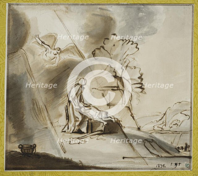 Abraham's sacrifice, c1635. Creator: Rembrandt Harmensz van Rijn.