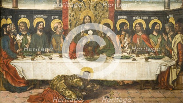 The Last Supper, between c1495 and c1500. Creator: Pedro Berruguete.