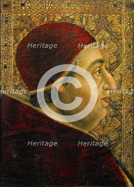 Portrait of Pope Alexander VI (1431-1503), 1490s. Creator: Anonymous.