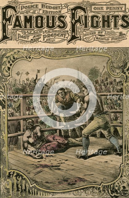 'Tom Spring's second fight with Jack Langan', 1824 (late 19th or early 20th century). Artist: Unknown