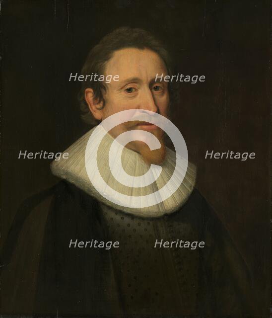 Portrait of Hugo de Groot (1583-1645), 1631. Creator: Workshop of Michiel Jansz van Mierevelt.