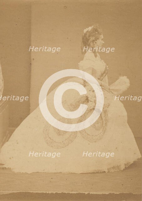 Le noeud de dentelle. "Ritrosetta", 1860s. Creator: Pierre-Louis Pierson.