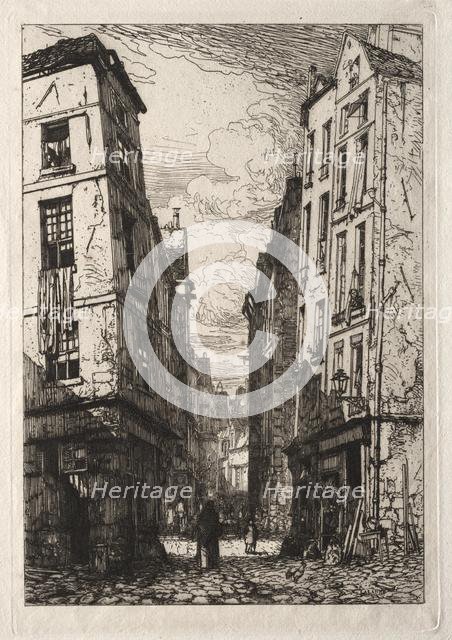 Rue des Marmousets. Creator: Maxime Lalanne (French, 1827-1886).