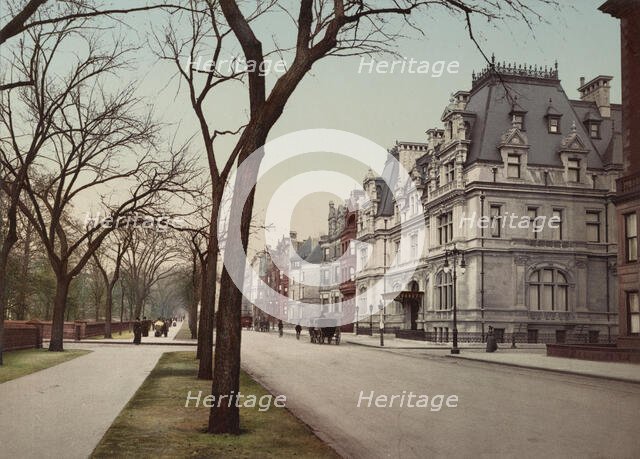 Fifth Avenue at Sixty-Fifth Street, New York City, c1901. Creator: Unknown.