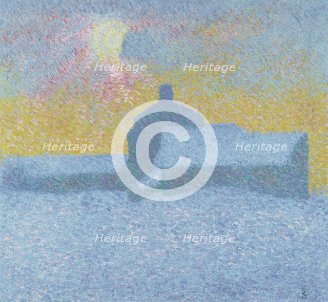 Winter Fog (Winter in Maloja). Artist: Giacometti, Giovanni (1868-1933)