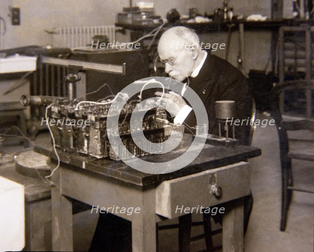 Edouard Branly (France. 1844-1940), French physicist.