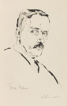 Portrait of Thomas Mann (1875-1955), 1924. Creator: Dannemann, Karl (1896-1945).