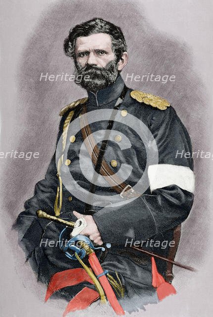 Edwin Freiherr von Manteuffel, 1885.  Creator: G Klose.