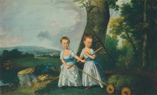 'The Blunt Children', 1766-1770, (1948). Creator: Johan Zoffany.