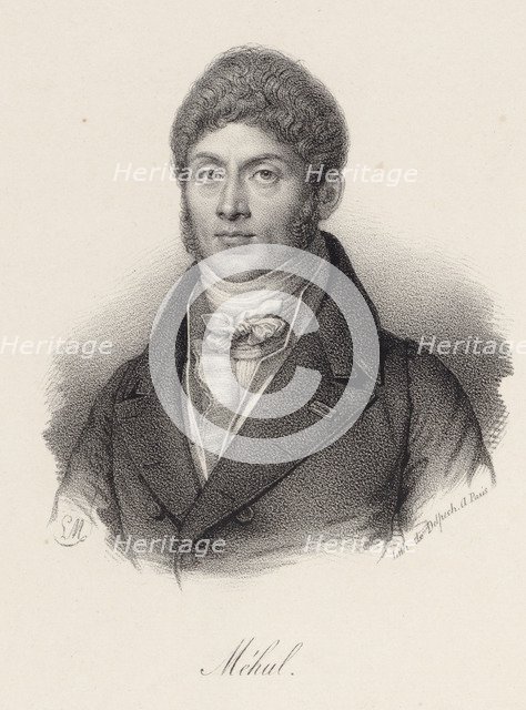 Portrait of Étienne-Nicolas Méhul (1763-1817), .