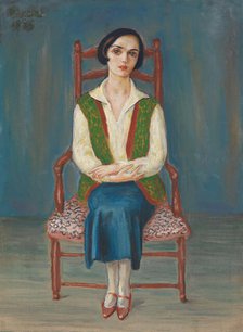 Bulgarian woman , 1925. Creator: Nils Dardel.