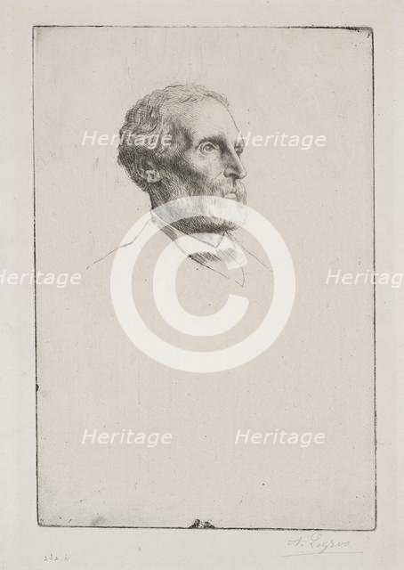 Sir Frederick W. Burton . Creator: Alphonse Legros (French, 1837-1911).