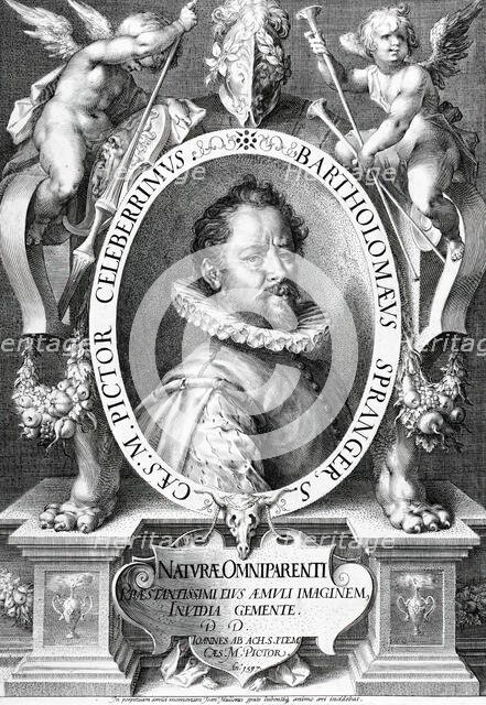 Portrait of Bartholomeus Spranger, 1597. Creator: Jan Muller.