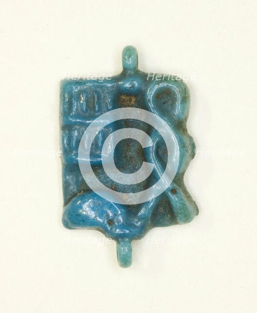 Plaque Amulet with the Name of the God Ptah, Egypt, Third Intermediate Period, Dynasty 21-25... Creator: Unknown.
