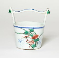 Miniature Water Bucket with Birds by Lotus Flowers, Ming dynasty,  Xuande reign (1425-1435). Creator: Unknown.