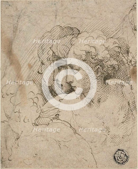 Female Heads, 1535/40. Creator: Parmigianino.