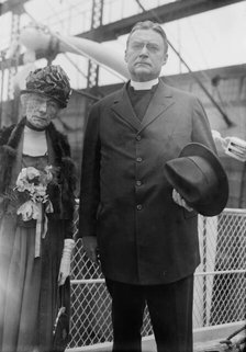 Bishop Burch & wife, between c1915 and c1920. Creator: Bain News Service.