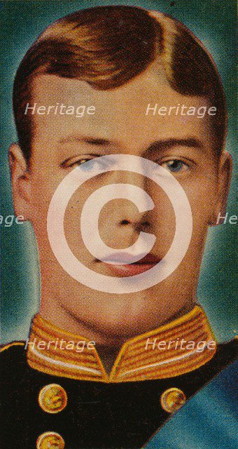 The future King George V when he was a Sub-Lieutenant in the Royal Navy, c1880s (1935). Artist: Unknown.