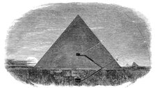Great Pyramid of Cheops at Giza being used as an astronomical observatory. Artist: Unknown