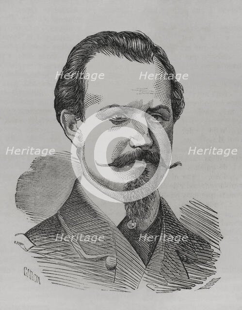 Jaroslaw Dombrowski (1836-1871), Polish nobleman and military officer..., 1871.  Creator: Unknown.