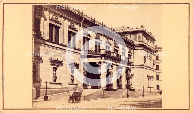 Caryatids, Hermitage Museum, mid-19th century. Creator: Alfred Lorens.