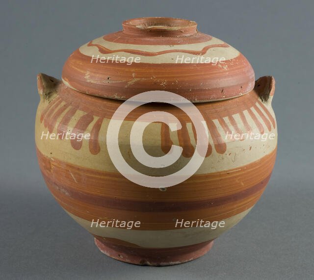 Pyxis (Container for Personal Objects), 7th-6th century BCE. Creator: Unknown.