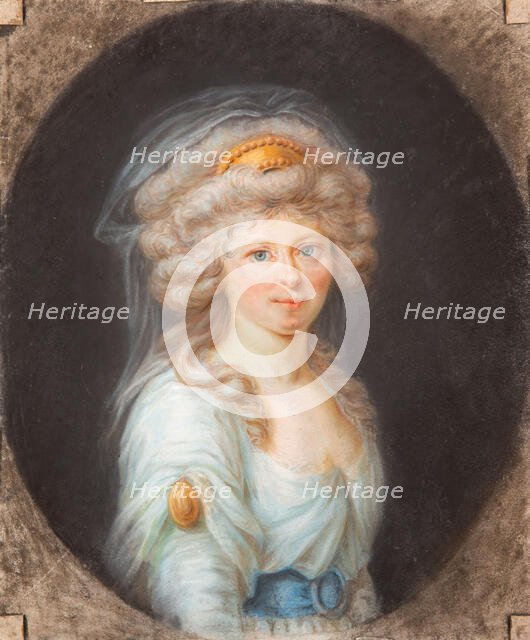 Portrait of Johanna von der Osten-Sacken, 18th century. Creator: Unknown artist.