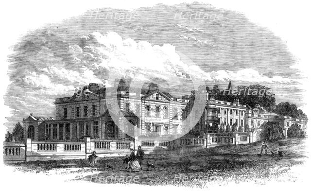 Gunton Hall, Norfolk, the seat of Lord Suffield, visited by the Prince and Princess of Wales, 1865. Creator: Unknown.