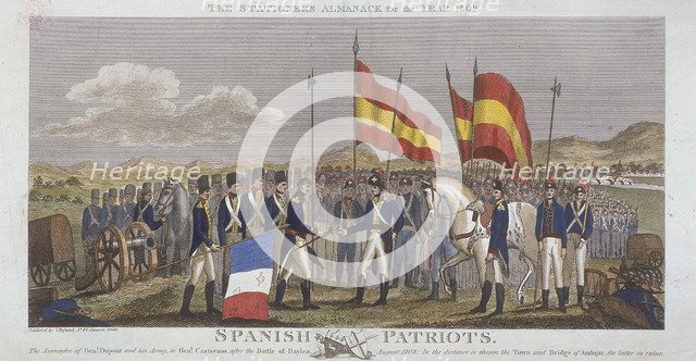 Spanish patriots, 1809. Artist: Anon