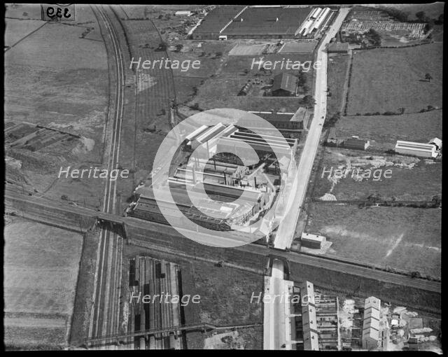 The Oil Well Engineering Company Works, Stockport, Greater Manchester, c1930s. Creator: Arthur William Hobart.