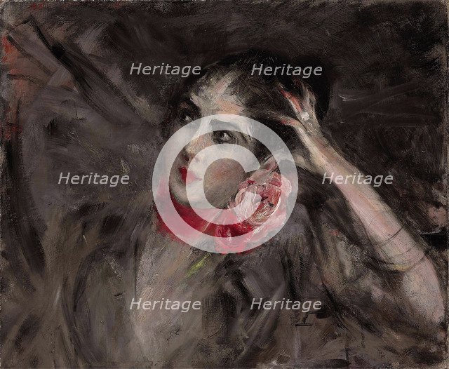 Princess Catherine Radziwill, née Katarzyna Rzewuska. Artist: Boldini, Giovanni (1842-1931)