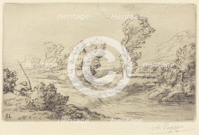Banks of the Marne (Bord de la Marne). Creator: Alphonse Legros.