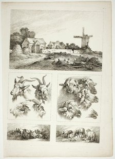 Plate 28 of 38 from Oeuvres de J. B. Huet, 1796–99. Creator: Jean Baptiste Marie Huet.